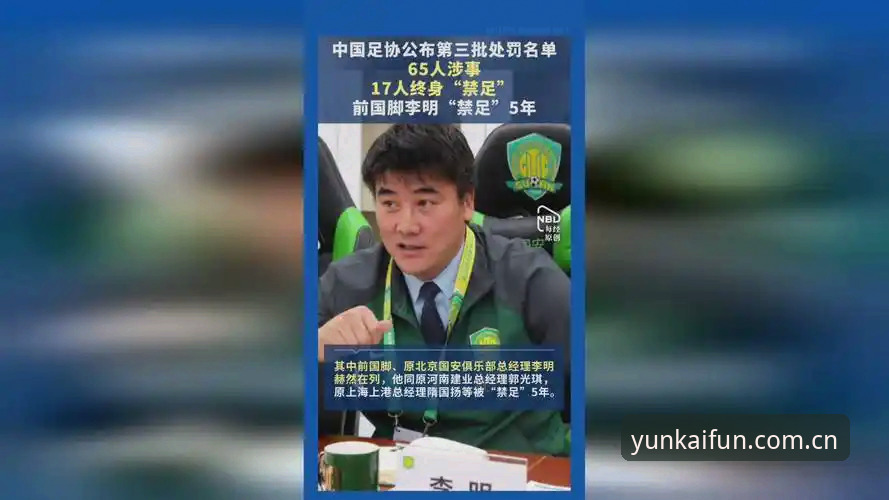 中国足协第三批禁足名单深度解析：从67人处罚看足球反腐新动向